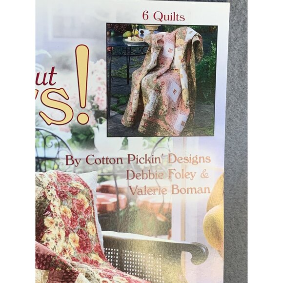 Wild About Flowers! 6 Quilting Sewing Patterns Book by Cotton Pickin Designs - Picture 2 of 9